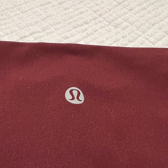 Lululemon Wunder Under High-Rise Crop 21" *Luxtreme RED MERLOT - Picture 4 of 6
